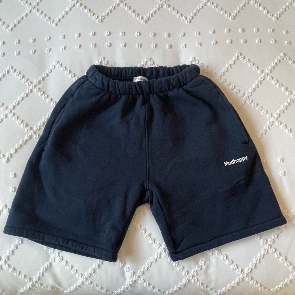 MadHappy Navy Fleece Shorts